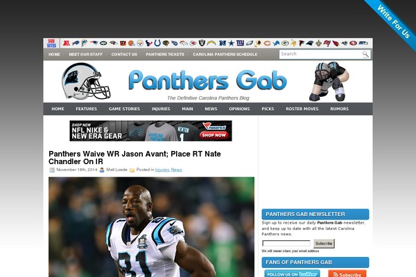 Site using Transpose Email plugin