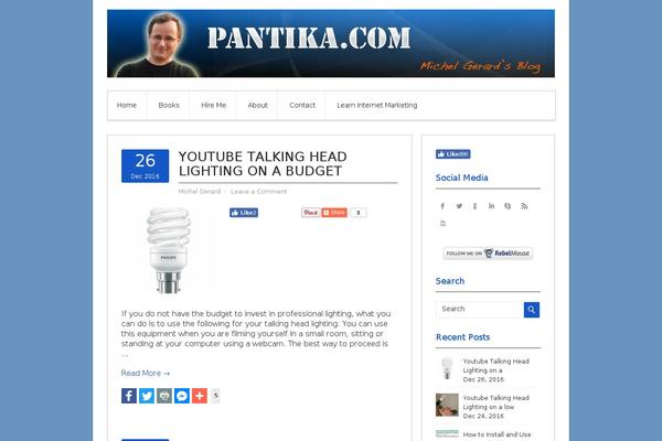 Contango theme site design template sample