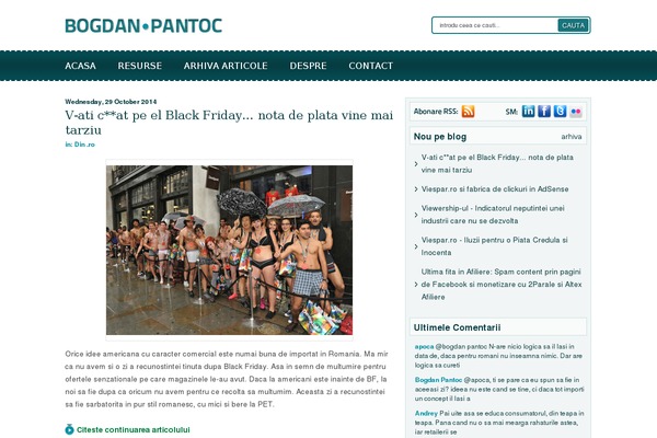 WordPress website example screenshot