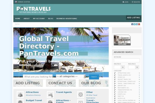 Bt theme site design template sample