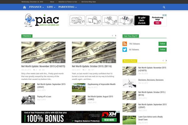 Newspaper theme site design template sample