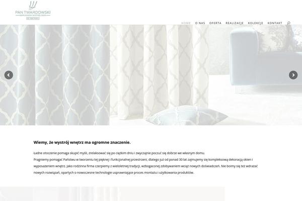 Divi Child theme site design template sample
