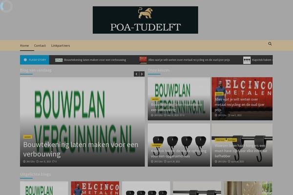 CoverNews theme site design template sample