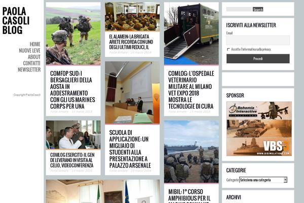 Ubergrid theme site design template sample