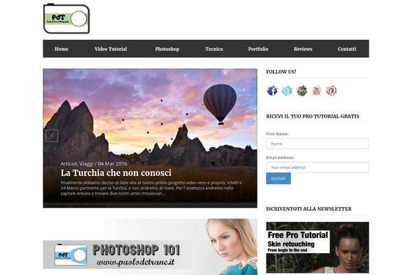 Papillon-wp theme site design template sample