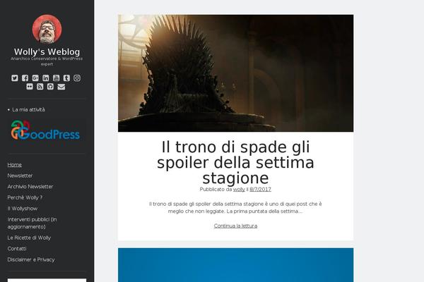 Site using Organize Series plugin