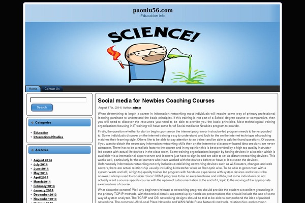 paoniu56.com site used Funny_science