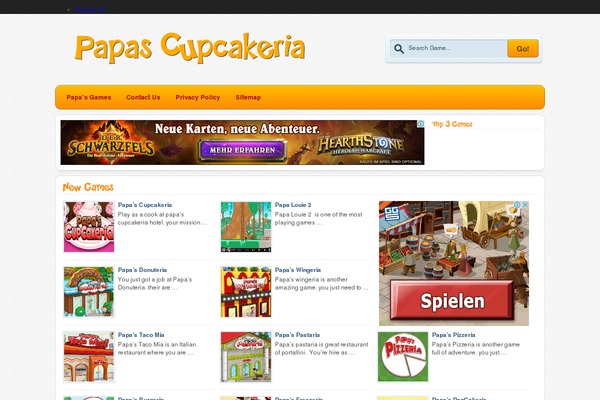 Durus theme site design template sample