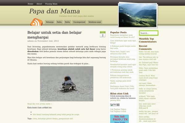 Amazing Grace theme site design template sample