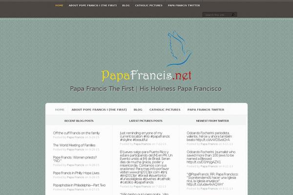 Aggregate theme site design template sample