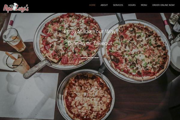 onetone theme site design template sample