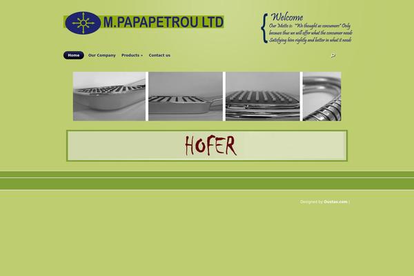 Nova theme site design template sample