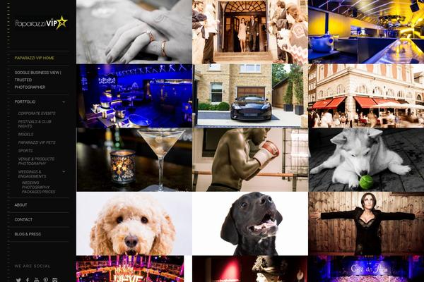 LENS theme site design template sample