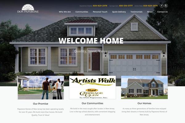paparonehomes.com site used Paparone