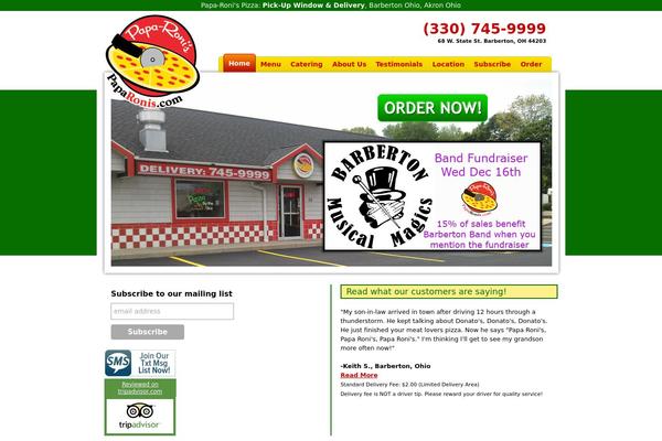 Custom theme site design template sample