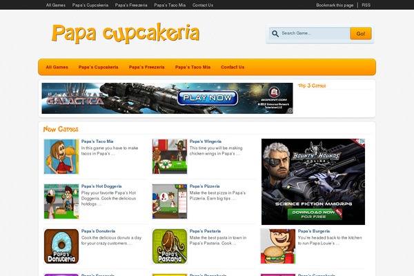 Durus theme site design template sample