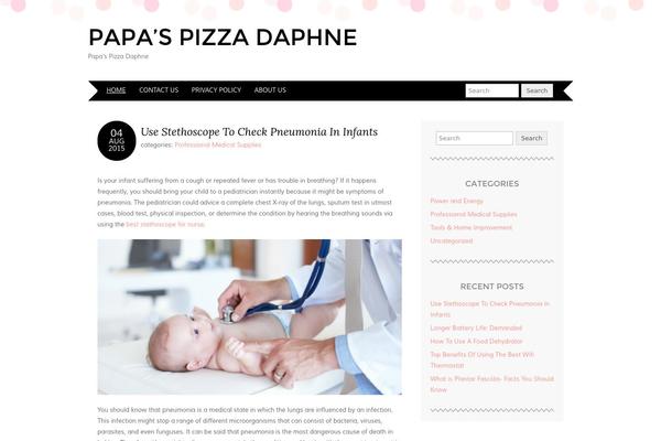 Adelle theme site design template sample