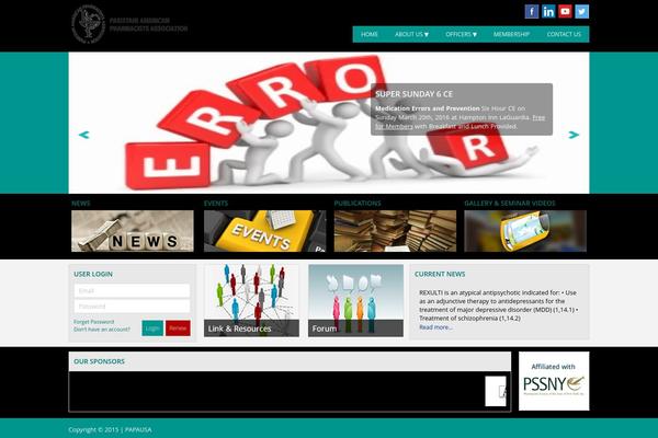 Site using Events-manager-pro plugin