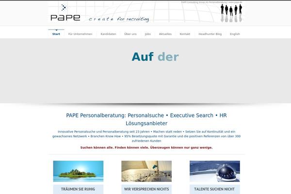 Crocal theme site design template sample