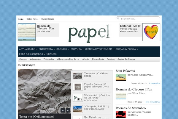 City Desk theme site design template sample