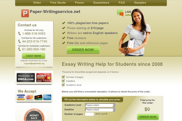 Pw-green theme site design template sample