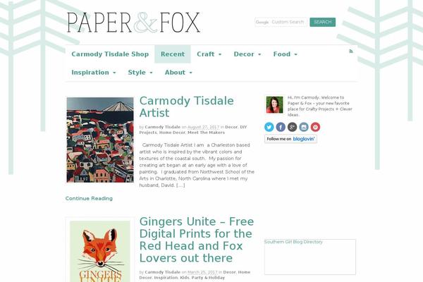 paperandfox.com site used Canvas2