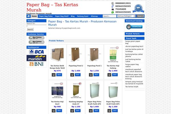 Wptoko theme site design template sample