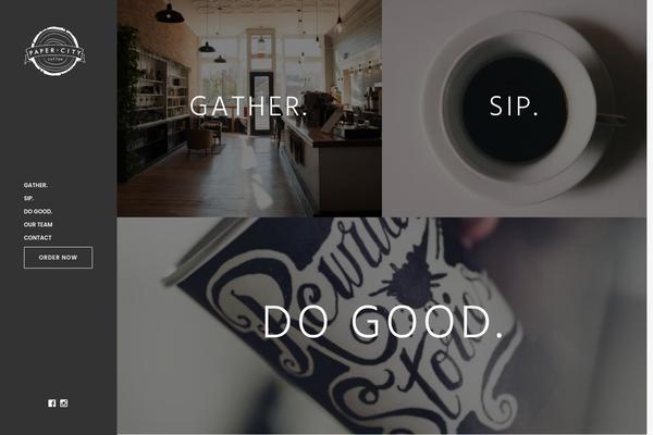Uncode theme site design template sample