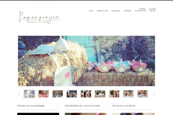 The Cotton theme site design template sample