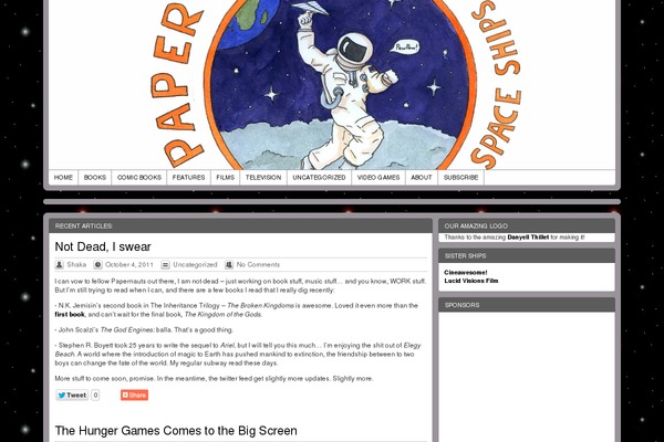 Massive News theme site design template sample