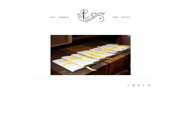 Tripod theme site design template sample