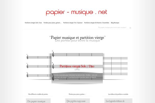 Modest theme site design template sample