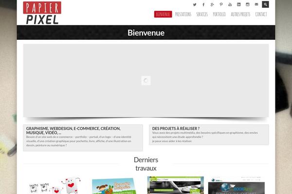 Kimmia theme site design template sample