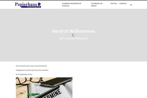 Customizr theme site design template sample