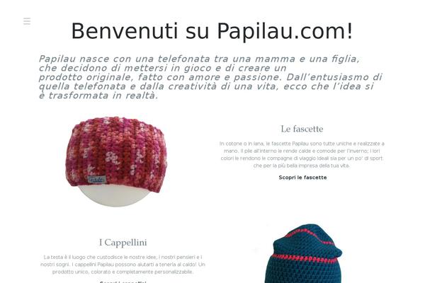 Gourmet-child theme site design template sample