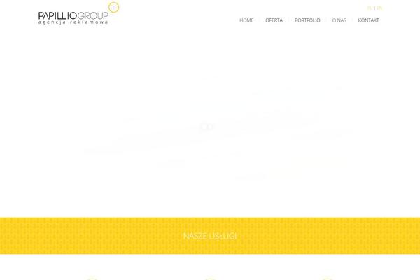 Klaus theme site design template sample