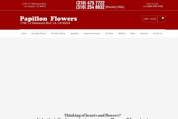 123garden theme site design template sample