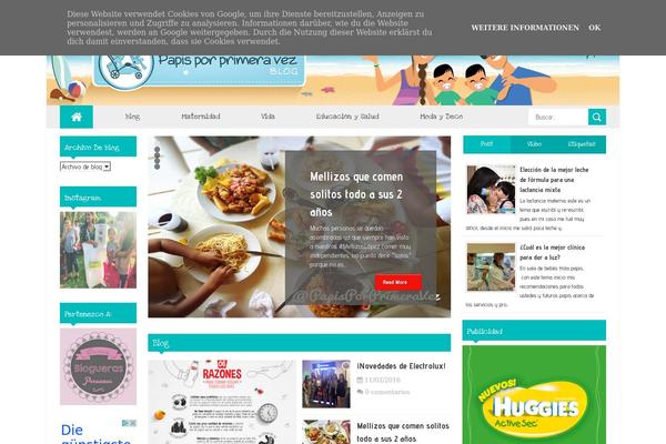 Reportage theme site design template sample