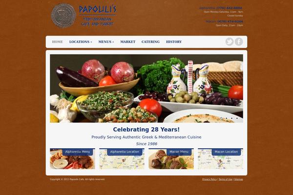 Spicy theme site design template sample