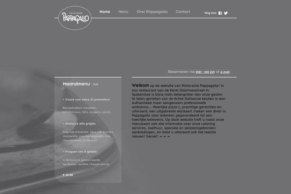 pappagallo.nl site used Pappagallotheme