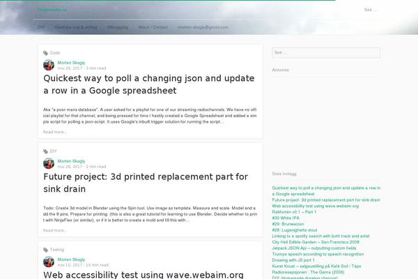 Site using WP-Syntax plugin
