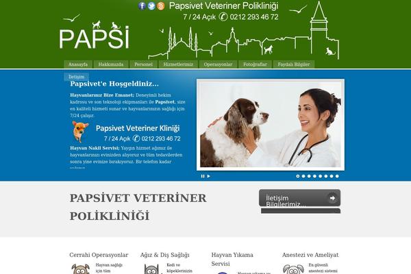 PureVISION theme site design template sample