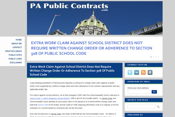 papubliccontracts.com site used The Blog