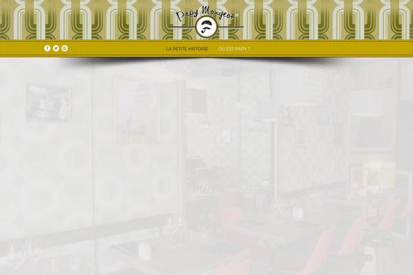 Modern-vintage-theme theme site design template sample