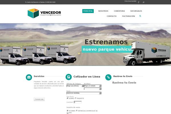 paqueteriavencedor.mx site used Metronize