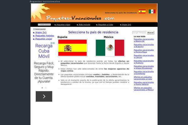 paquetes-vacacionales.com site used ColdBlue