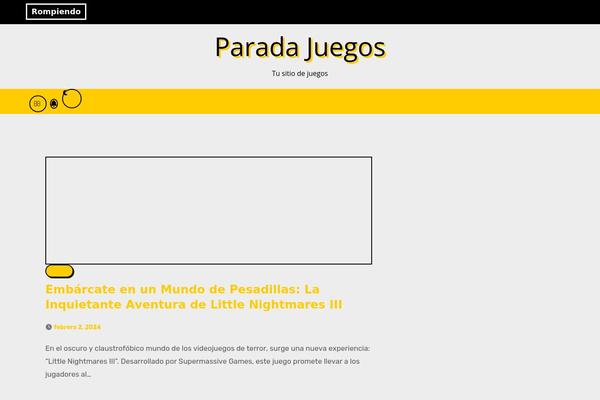 DarkNews theme site design template sample