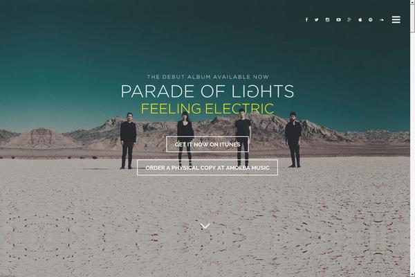 Lush theme site design template sample