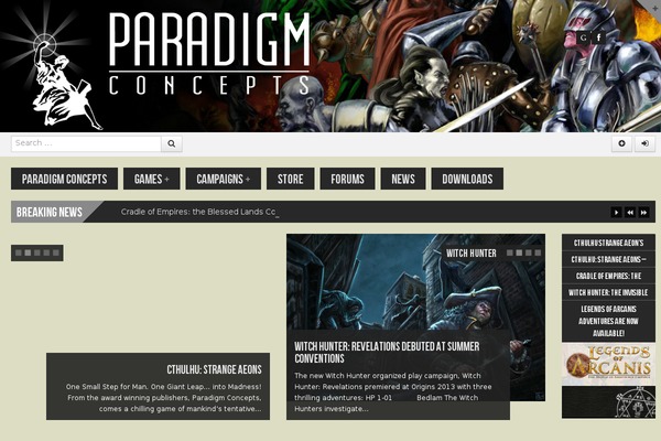 Powermag theme site design template sample