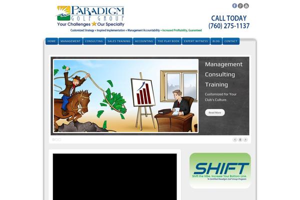 paradigmgolfgroup.com site used Paradigm
